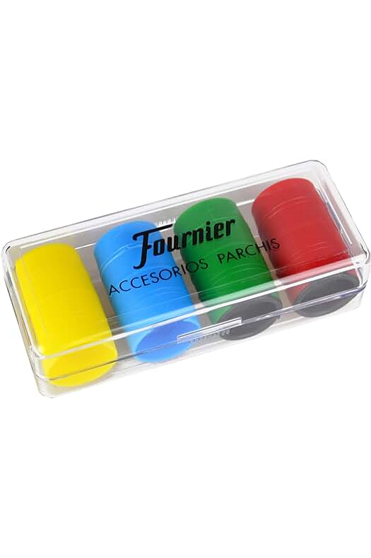 Accesorios de PARCHIS de Fournier para 4 jugadores - Juego completo (F06513)