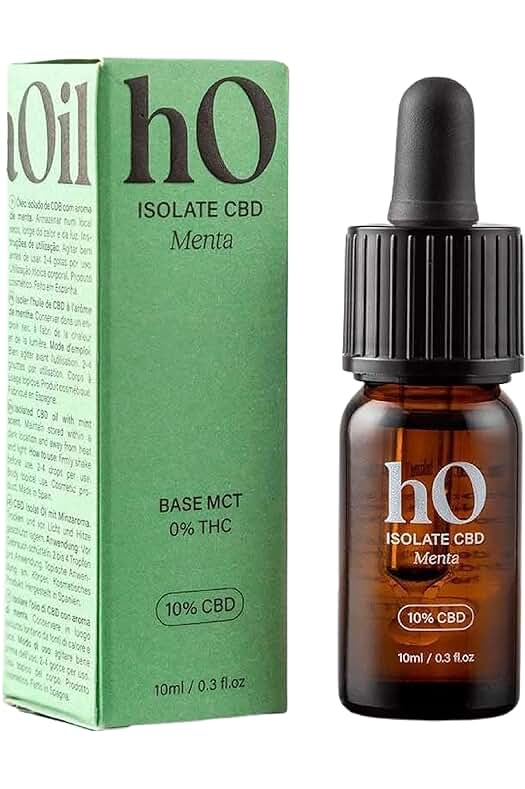 Aceite de Cáñamo Premium 10% | Aroma Menta | 1000 mg en 10ml | 100% Natural y Vegano