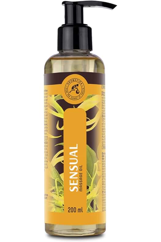 Aceite de Masaje Natural con Ylang Ylang y Jojoba - 200ml de Puro Bienestar