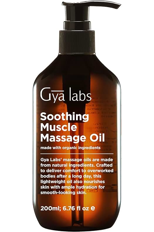 Aceite de masaje relajante y sensual con aroma a menta y canela para aliviar el estrés (200 ml)