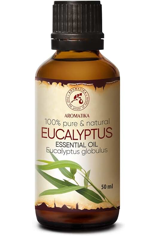 Aceite Esencial de Eucalipto 50ml - Aromaterapia 100% Pura y Natural - Alivia Tensión y Relájate