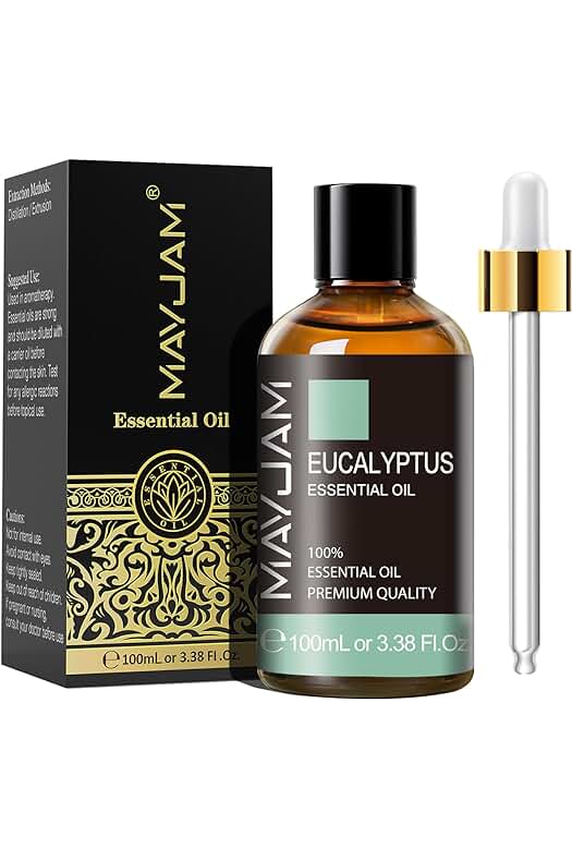 Aceite Esencial de Eucalipto Puro de Grado Terapéutico - 100 ml, Aromaterapia y Difusores