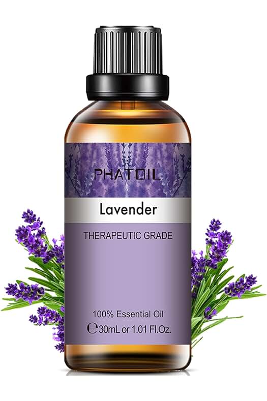 Aceite Esencial de Lavanda 30 ml - Aromaterapia Terapéutica para Relajación, Jabón, SPA y Masaje