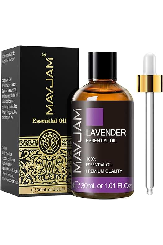 Aceite Esencial de Lavanda 30ml - 100% Natural, Grado Terapéutico y Perfecto para Aromaterapia