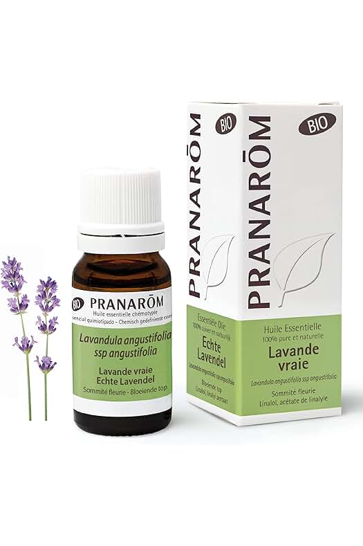 Aceite esencial de Lavanda BIO - Calma y relajación - 100% puro y natural - HETC - 10 ml