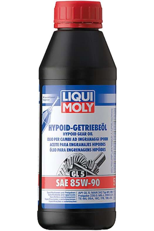 Aceite para engranajes hipoides de alta calidad | LIQUI MOLY | 500 ml | GL5 SAE 85W-90