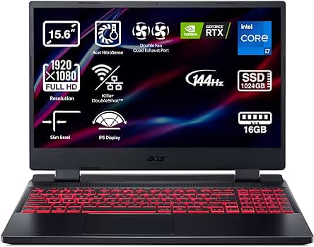 Acer Nitro 5 AN515-47 - Portátil Gaming 15.6 Full HD, Ryzen 5, RTX 3050Ti