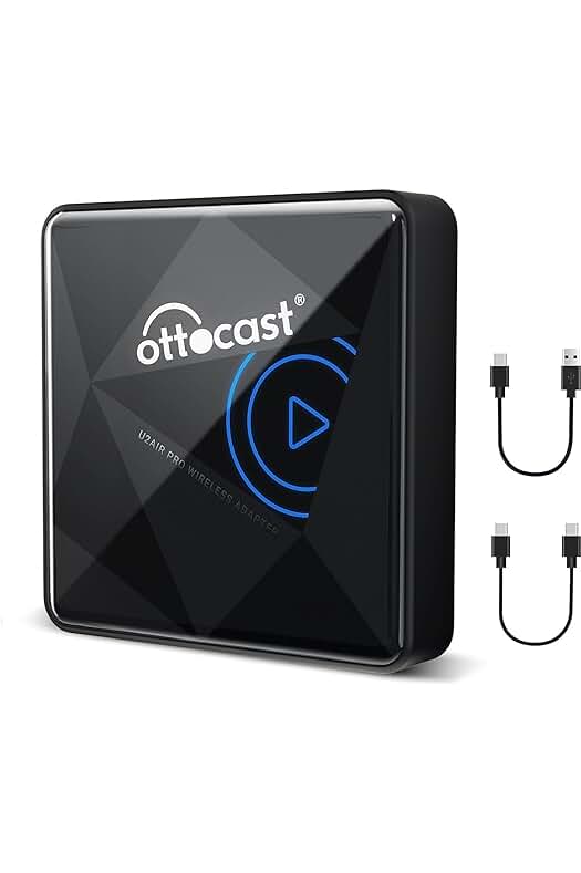 Adaptador inalámbrico CarPlay para autos con cable originales - OTTOCAST 2023.