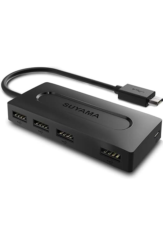 Adaptador USB OTG con alimentación para TV Stick 4K, Nintendo Classic Mini, Playstation Classic.