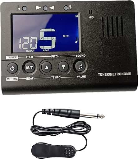 Afinador digital Aroma Series: Preciso y portátil para instrumentos de cuerda y viento