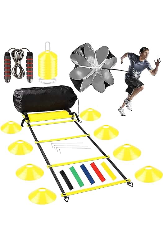 Agility Speed Ladder para Entrenamiento de Fútbol - Mejora tu coordinación y velocidad.