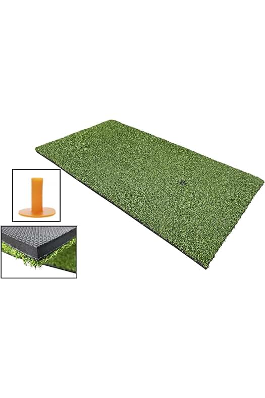 Alfombra de práctica de golf LL-Golf®: mejora tu juego y precisión desde casa.