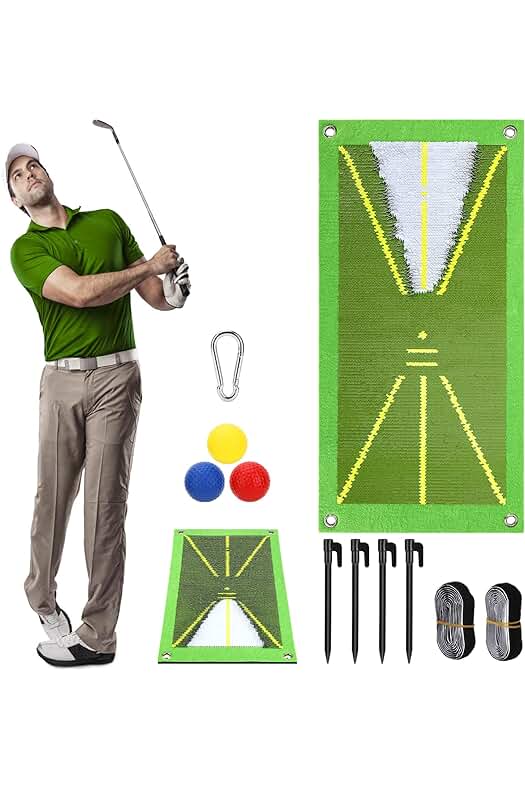 Alfombrilla de Entrenamiento de Golf: Mejora tu Juego con esta Herramienta de Entrenamiento Esencial.