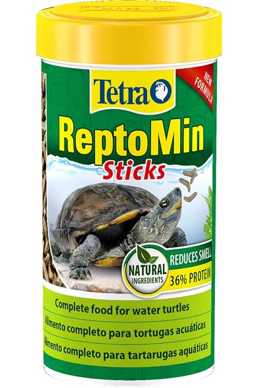 Alimento completo para tortugas acuáticas - Tetra ReptoMin Sticks de 250 ml