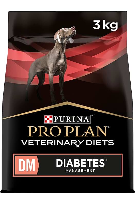 Alimento especial para perros con diabetes: Purina Pro Plan Canine Diabetes Dm, 3 kg.
