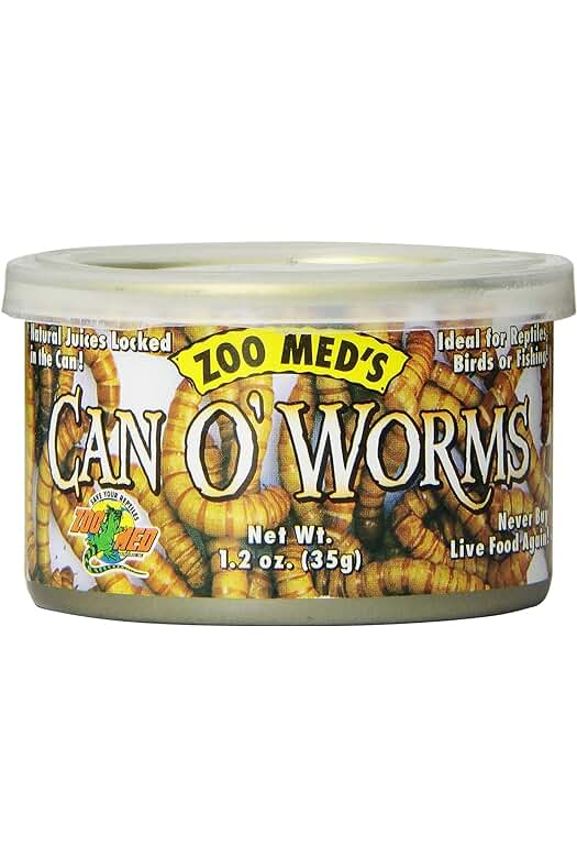 Alimento para reptiles Zoo Med, Can O Worms de 35 g, 1 unidad - ¡Nutrición perfecta para tus mascotas!