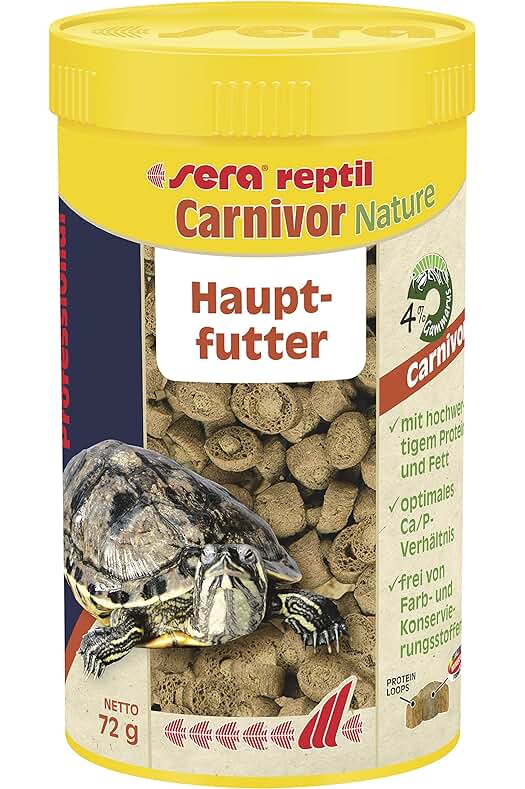 Alimento Sera 01820 Profesional Carnivor para reptiles carnívoros - 250 ml (72 g)