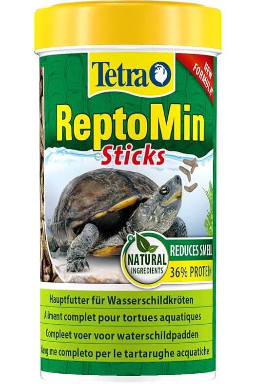 Alimento Tetra ReptoMin para tortugas - nutrición especializada adaptada a las necesidades de las tortugas