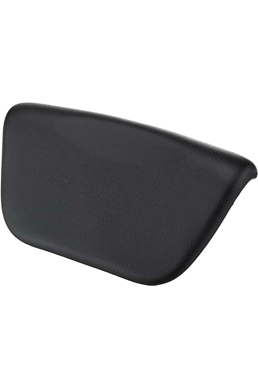 Almohada de baño ergonómica con ventosas antideslizantes para un relajante spa en casa.