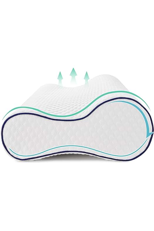 Almohada de espuma de memoria de alta calidad para un descanso cómodo y relajante.