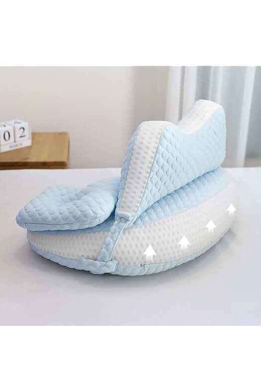 Almohada de lactancia versátil para bebés, soporte cómodo y ajustable para la alimentación