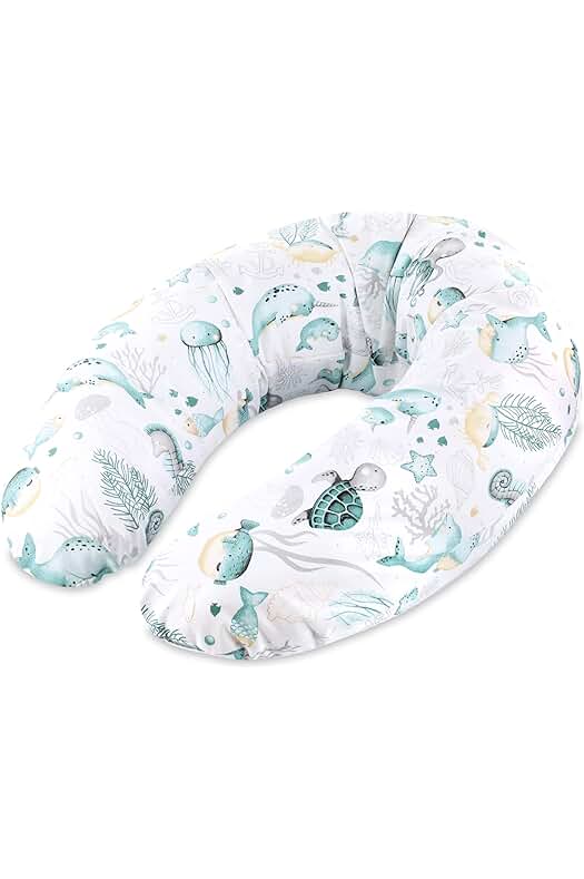 Almohada de lactancia XXL - Comodidad y apoyo para dormir y amamantar durante el embarazo