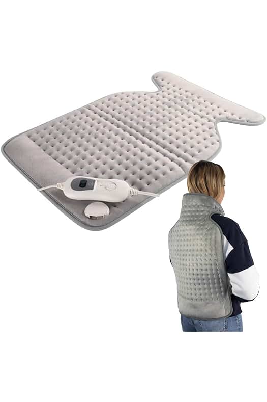 Almohadilla eléctrica para espalda, Mobiclinic, con apagado automático y 3 niveles de calor.