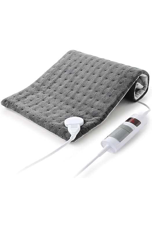 Almohadilla Térmica Eléctrica con Apagado Automático y Calentamiento Rápido para Cuello y Piernas