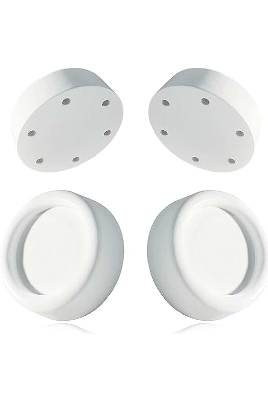 Almohadillas antivibración Plemont® para lavadora y secadora - Piezas de recambio universales [Made in Germany]