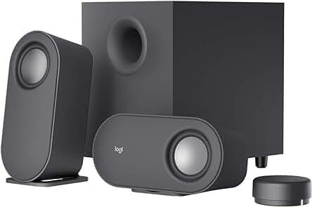 Altavoces Logitech Z407: Sonido inmersivo y de alta calidad con control inalámbrico y conexión Bluetooth