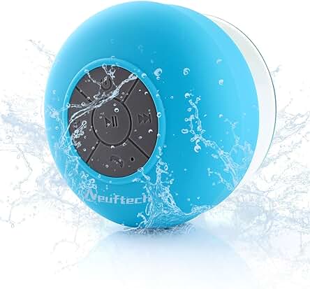 Altavoz Bluetooth Impermeable Neuftech: Sonido Estéreo para iPhone, iPad, Huawei, Samsung - Azul