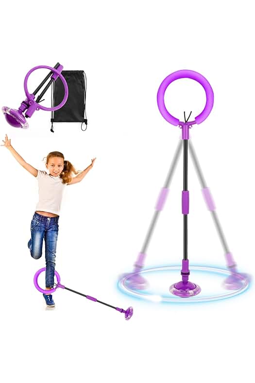Anillo de Salto LED para Niños: Divertido Juego de Salto con Luces para Aire Libre.