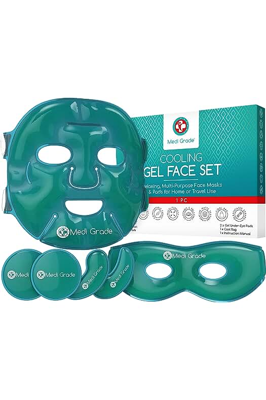Antifaz de Gel Frío para Ojos - Máscara refrescante para una piel rejuvenecida y descansada.