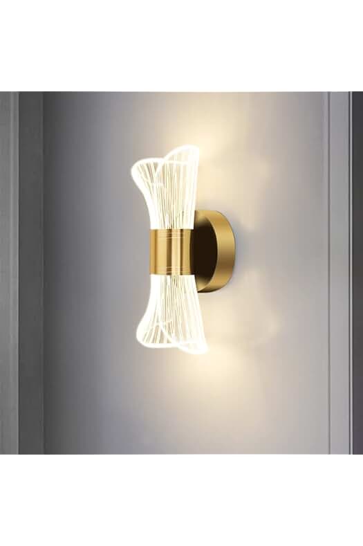 Aplique de Pared LED Moderno, Regulable, Iluminación Interior para Dormitorio, Salón, Escalera y Pasillo