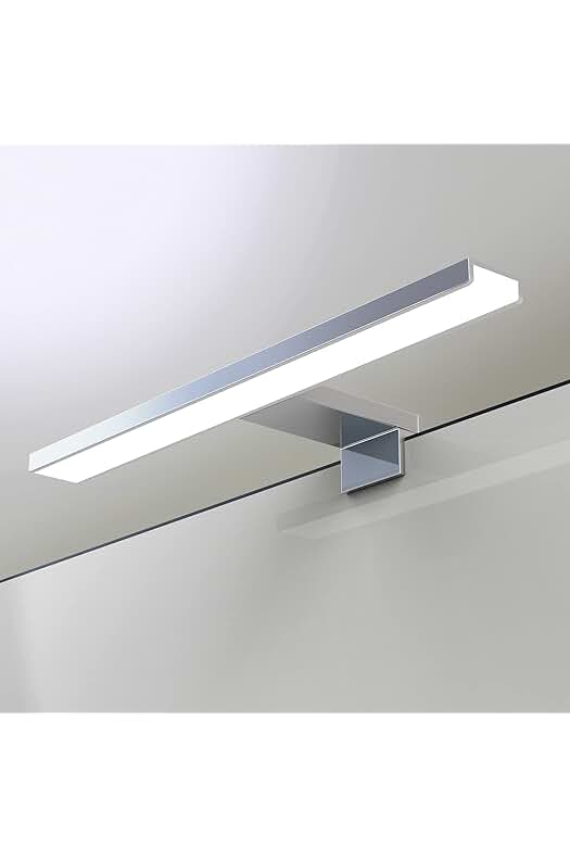 Aplique de pared para baño con luz led de 30cm para espejo, IP44 y 230V.