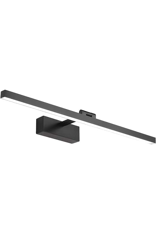 Aplique LED para espejo de baño con luz blanca fría, impermeable y moderno - 18W.