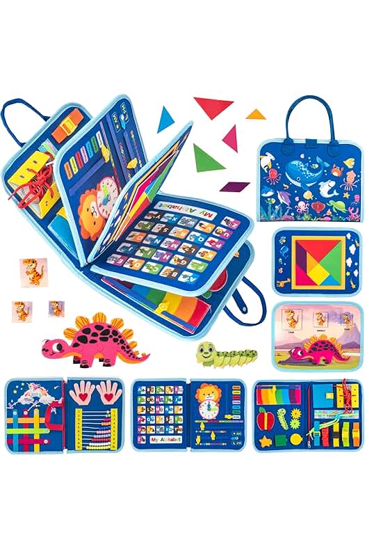Aranee Tablero de Actividades Montessori para Niños y Niñas - Aprende Jugando