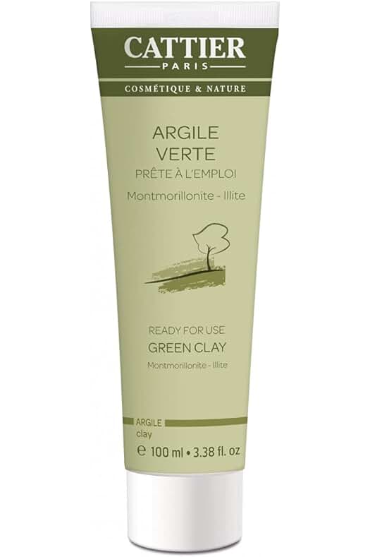 Arcilla verde lista para usar - Cattier: la solución perfecta para el cuidado de la piel.