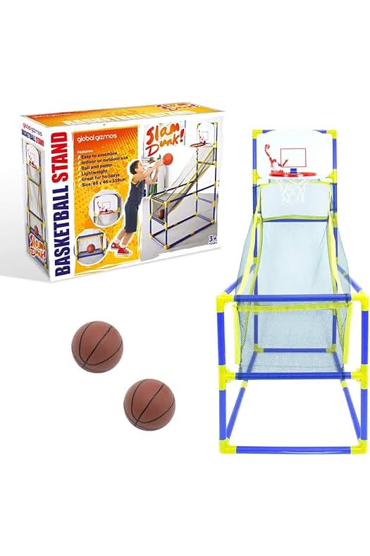 Arco de Baloncesto Arcade Global Gizmos para Exteriores con Accesorios Incluidos