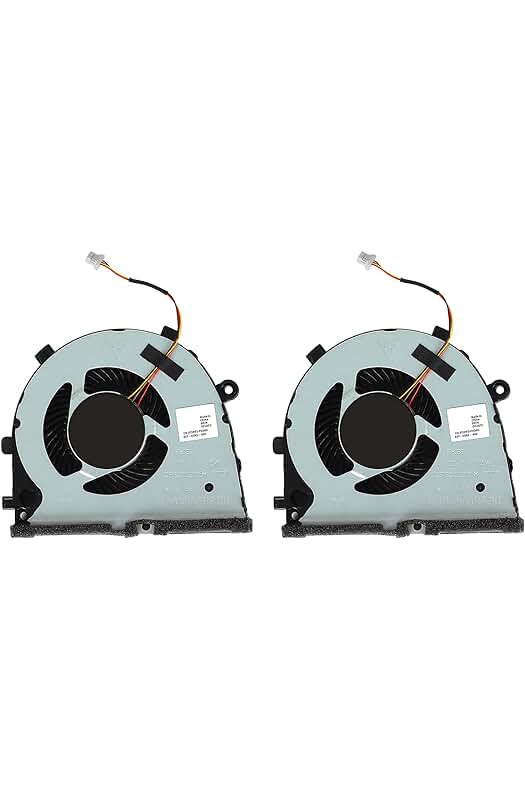 ASHATA Ventilador de CPU de Repuesto para DELL Inspiron Game G3/G5-15, Bajo Ruido, 4 Pines