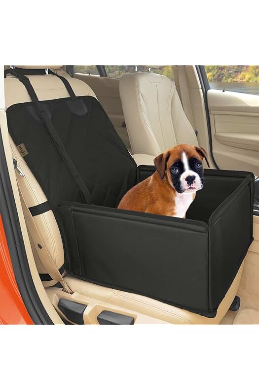 Asiento de Coche para Perro: Seguro, Duradero y a Prueba de Agua para tu Mascota.