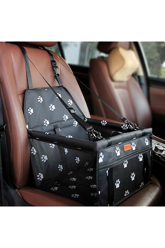 Asiento de Coche para Perros: Cesta de Seguridad y Confort para Mascotas en Viajes