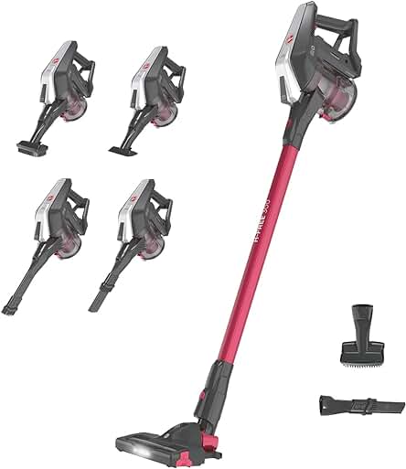 Aspiradora escoba sin cable Hoover H-FREE 300 HOME HF322HM: Potente, versátil y sin bolsa.