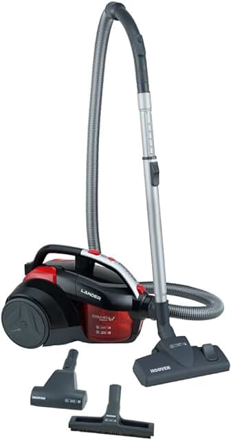 Aspiradora sin Bolsa Hoover Lander LA30: Potente, Compacta y Especial para Mascotas y Parquet.