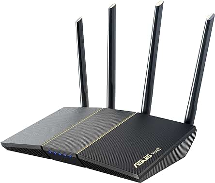 ASUS RT-AX57 (Ax3000) - Router Wifi 6 de Doble Banda con Funciones Avanzadas