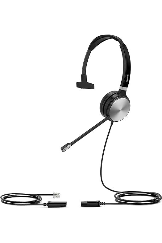 Auricular monoaural Yealink YHS36 - Conexión RJ - Comodidad y calidad de sonido excepcionales.