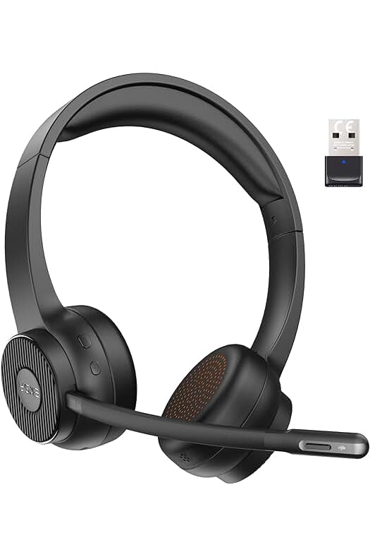 Auriculares Bluetooth con Cancelación de Ruido y Micrófono AI para Oficina/Hogar - EKSA H16