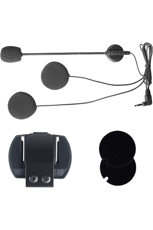 Auriculares Bluetooth con micrófono integrado para comunicación en cascos de motocicleta VNETPHONE® V6.