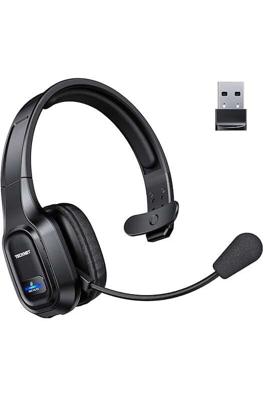 Auriculares con Micrófonos para PC con Cancelación de Ruido y Sonido Estéreo Claro.