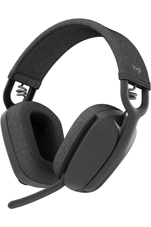 Auriculares inalámbricos Logitech Zone Vibe 100 con Bluetooth y cancelación de ruido - Gris